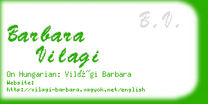 barbara vilagi business card